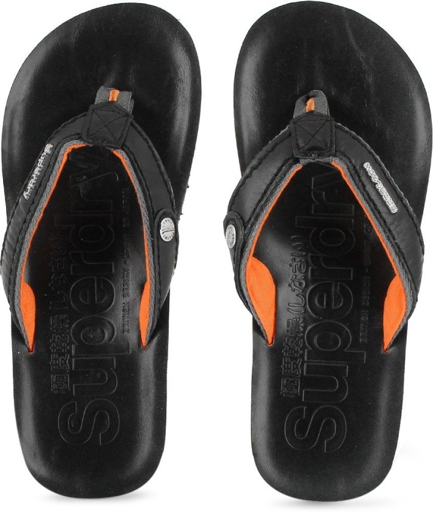 Superdry Men Kruger Toe Post Slippers Buy Black Color Superdry