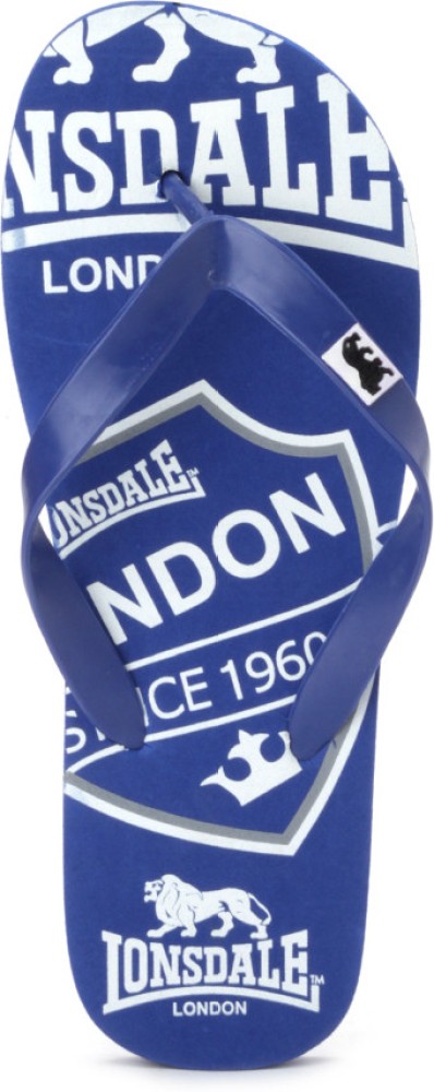 Lonsdale London Men Flip Flops Buy Blue White Color Lonsdale