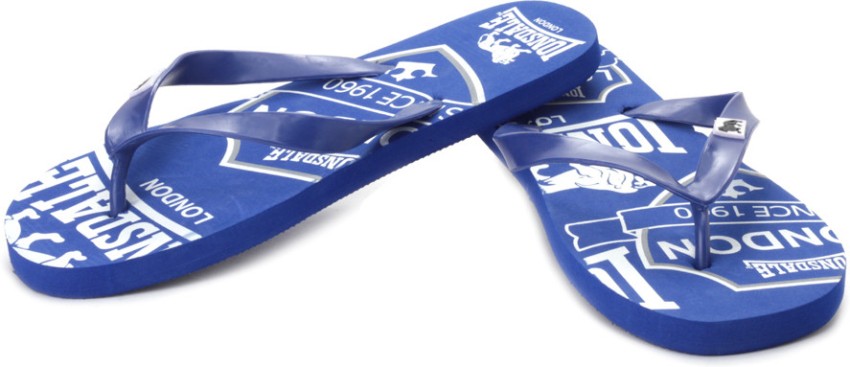 Lonsdale London Men Flip Flops Buy Blue White Color Lonsdale