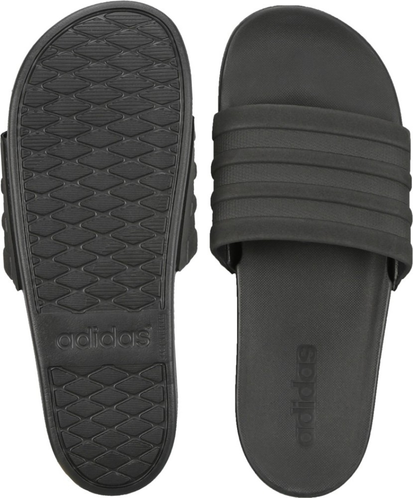 Adidas slippers cloudfoam online zwart