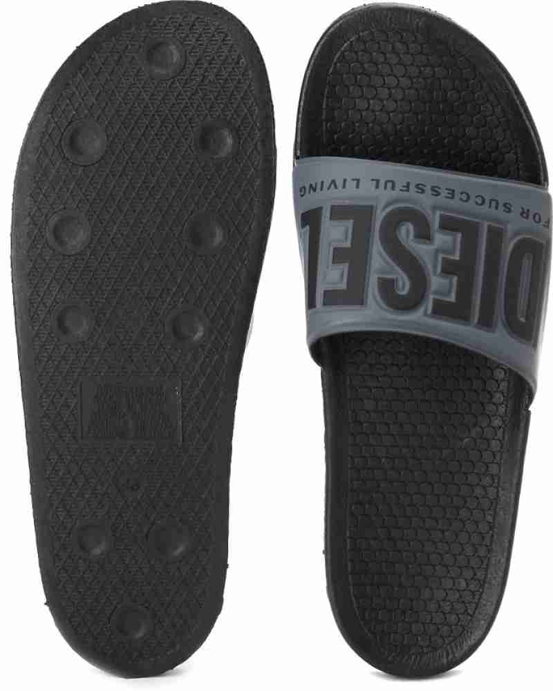 DIESEL Men Slippers Buy Charcoal Color DIESEL Men Slippers Online at Best Price Shop Online for Footwears in India Flipkart