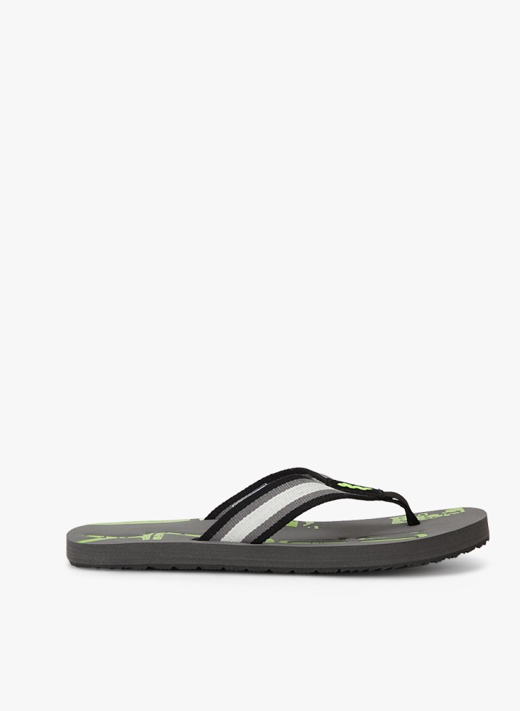 Buy Grey Color SPUNK Men Slippers Online at Best Price