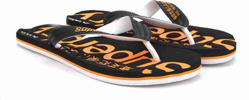 Superdry Men SCUBA FLIP FLOP Slippers Buy Black Fluro Orange