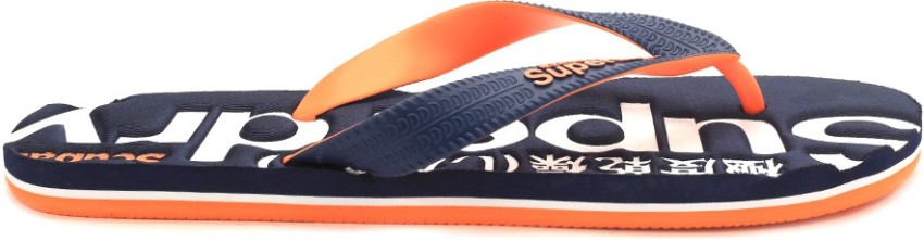 Superdry Men SCUBA FLIP FLOP Slippers Buy Navy Fluro Orange