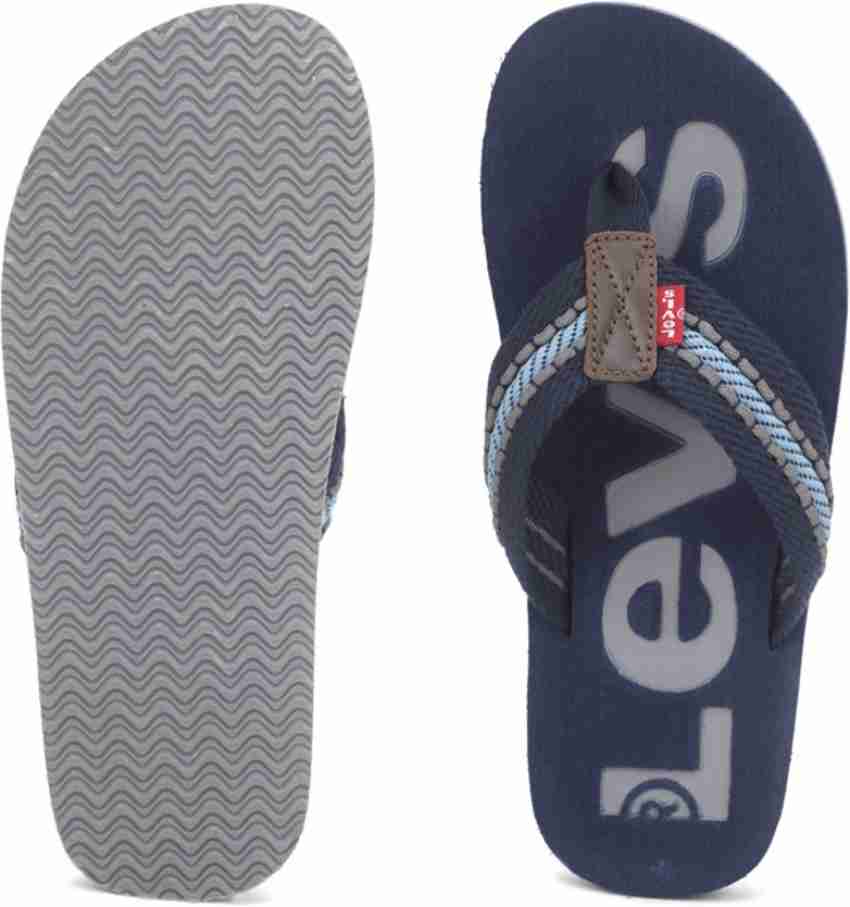 LEVI S Men Textile Flip Flops Buy black Color LEVI S Men Textile