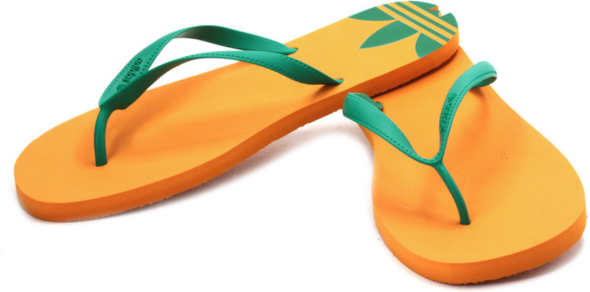 Orange flip top flops cheap