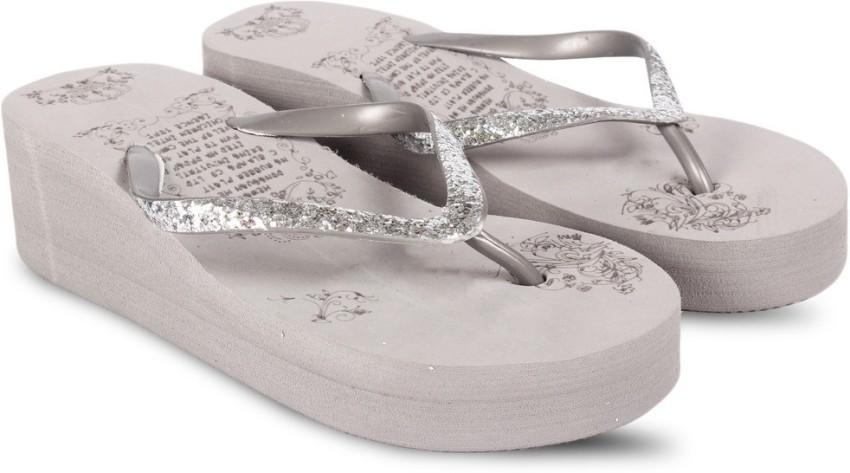 Anand Archies Women Flip Flops Buy Grey Color Anand Archies