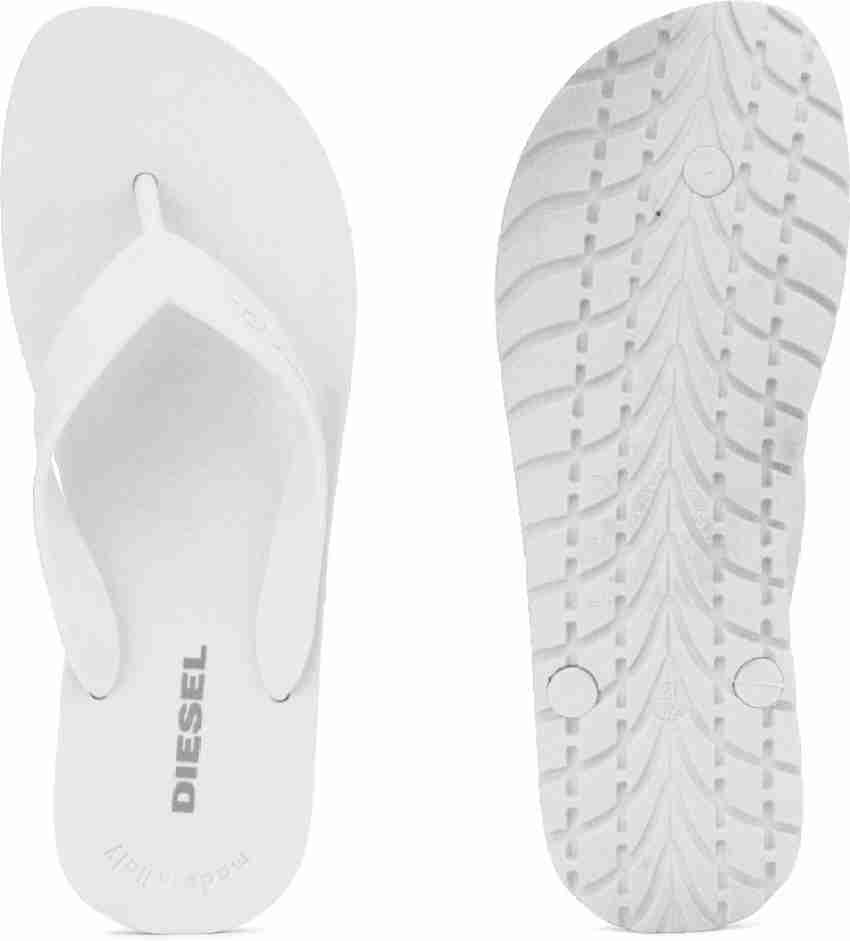 DIESEL Plaja Splish Slippers Buy White Color DIESEL Plaja Splish