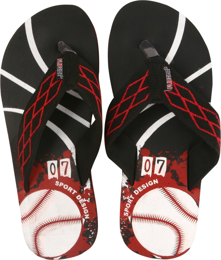 FLIPSIDE Men Cosco Flip Flops Buy Cosco Red Slippers Color