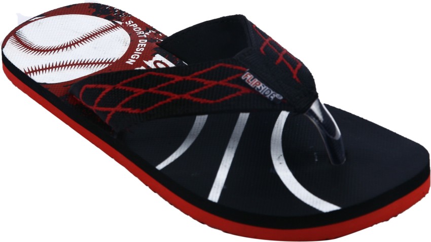 FLIPSIDE Men Cosco Flip Flops Buy Cosco Red Slippers Color