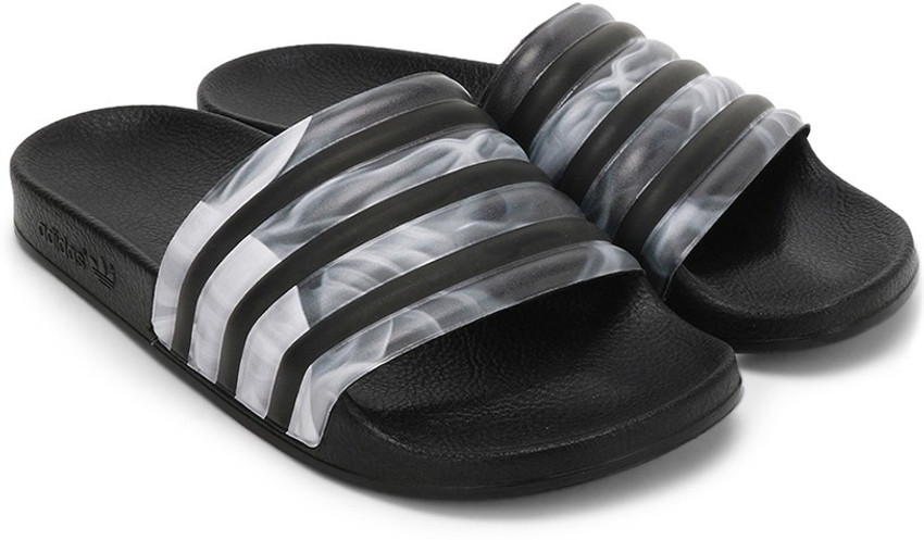 adidas slipper black