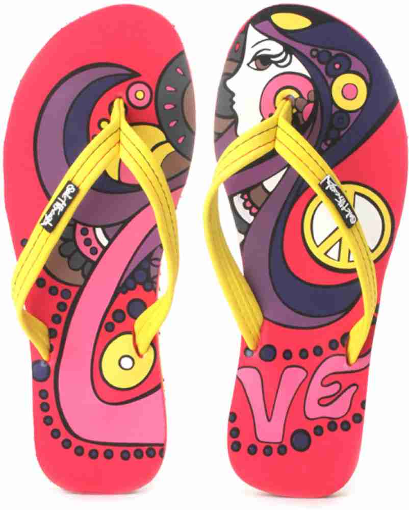 Love pink flip flops hot sale