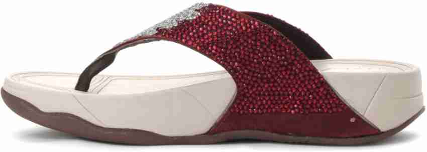 hype Women Women Flip Flops Buy Maroon Color hype Women Women