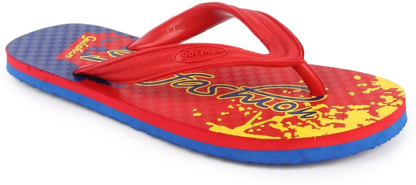 SKYLARK Men Flip Flops Buy Red Blue Color SKYLARK Men Flip Flops