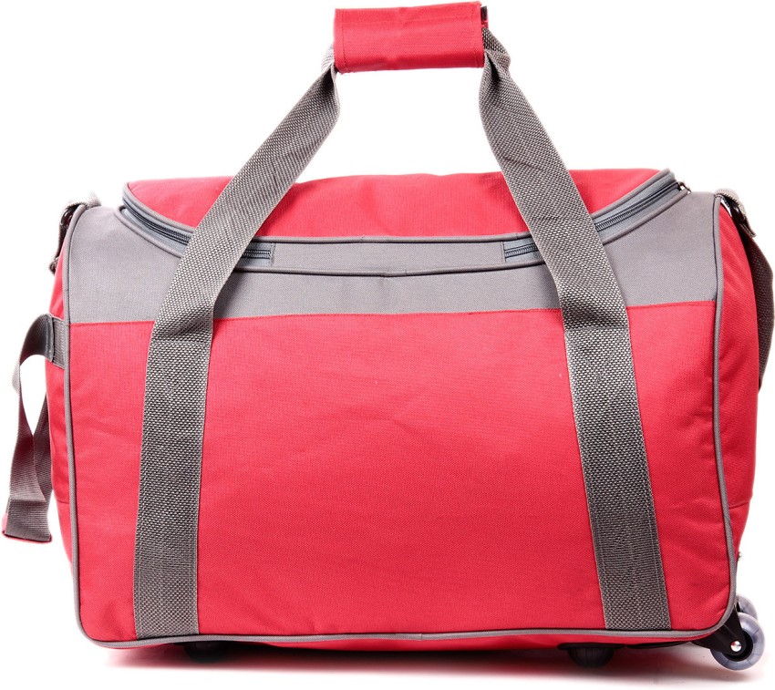 Bleu Travel Bag with Wheels - (Blue & Grey-506, Dimensions (LxBxH):-  20x11x14 inches) : : Fashion