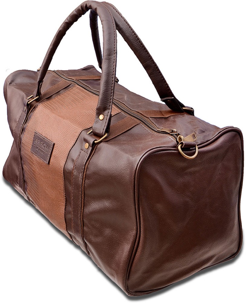 Fastrack leather 2024 travel bag price