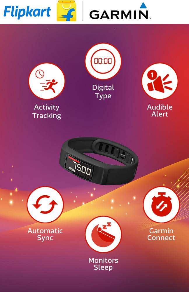 GARMIN Vivofit 2 Large and Small Price in India Buy GARMIN Vivofit 2 Large and Small online at Flipkart