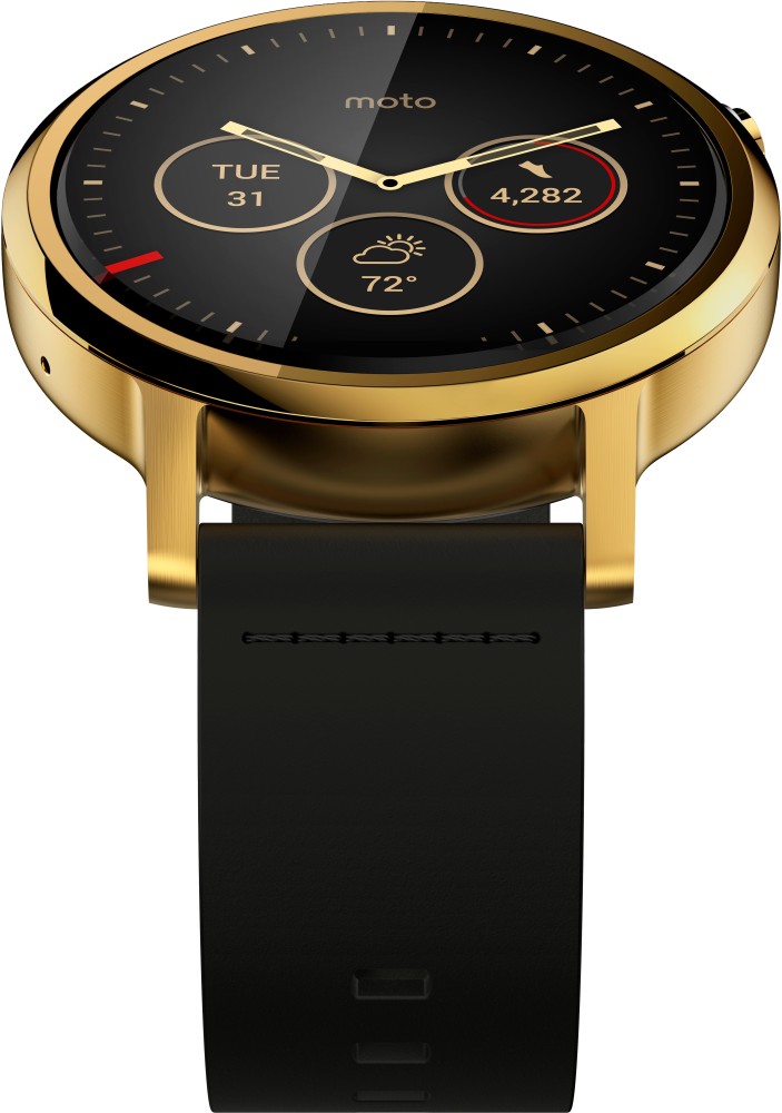 MOTOROLA Moto 360 2nd Gen (46 mm) for Men Smartwatch Price in India - Buy MOTOROLA  Moto 360 2nd Gen (46 mm) for Men Smartwatch online at