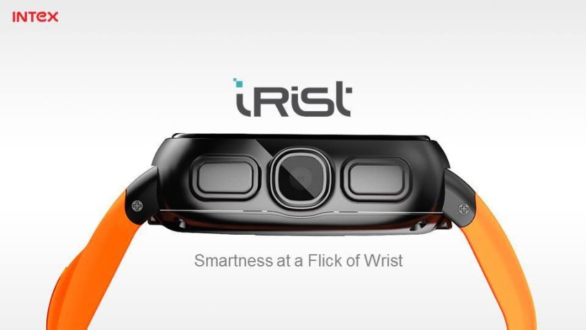 Intex irist clearance smartwatch orange