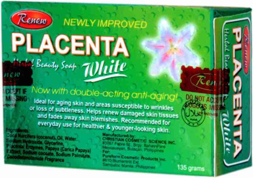 RENEW Placenta White Herbal Beauty Skin Whitening Soap Price in