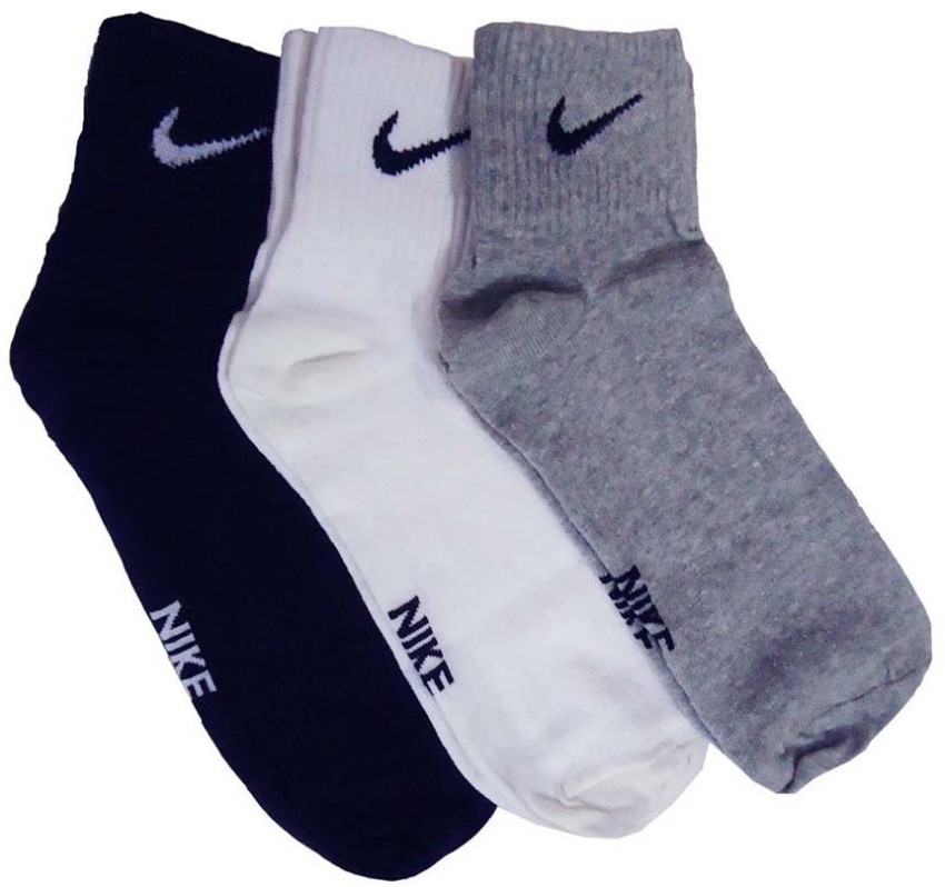 NIKE Men Women Ankle Length Buy GREY BLACK WHITE NIKE Men