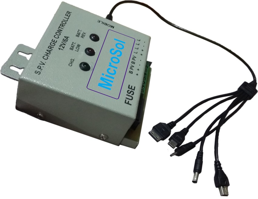 Microsol Solar Charge Controller 12V 6Amp at Rs 550, Pwm Charge Controller  in New Delhi