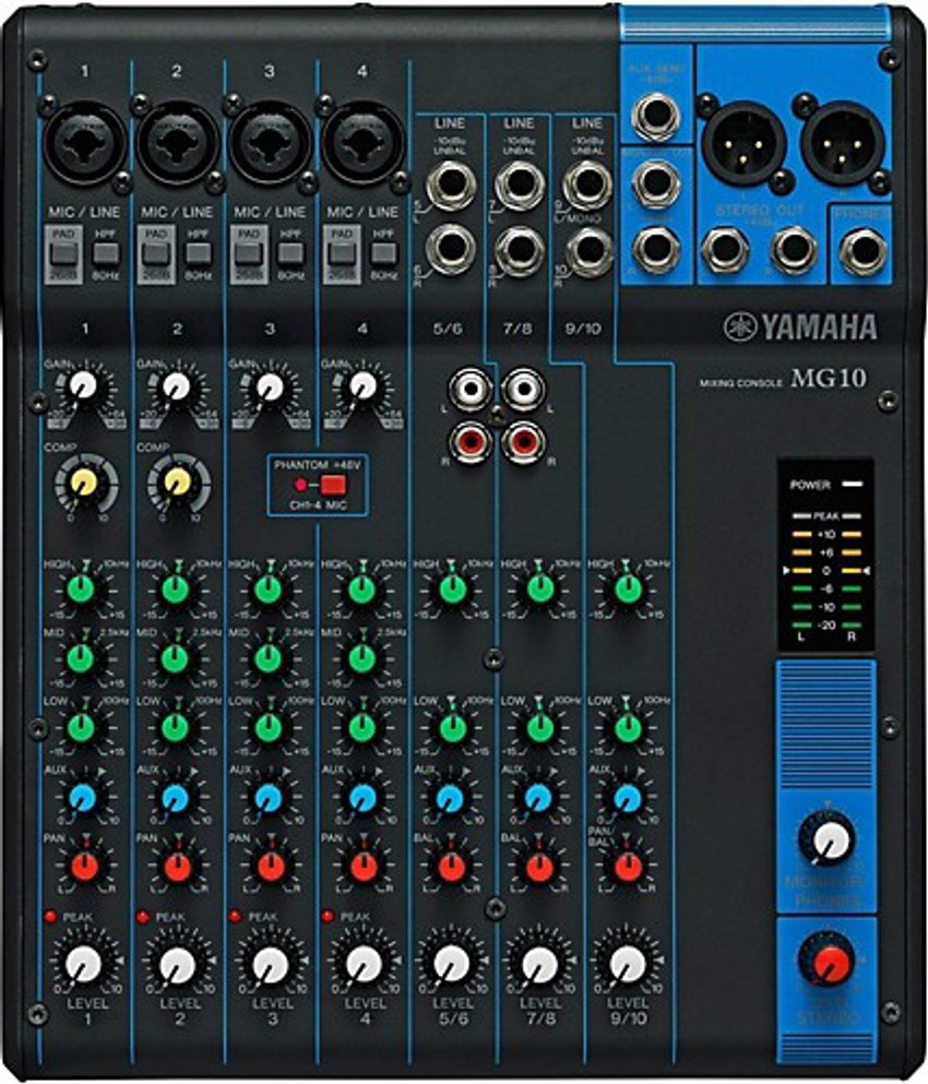 YAMAHA MG10 Analog Sound Mixer Price in India - Buy YAMAHA MG10 