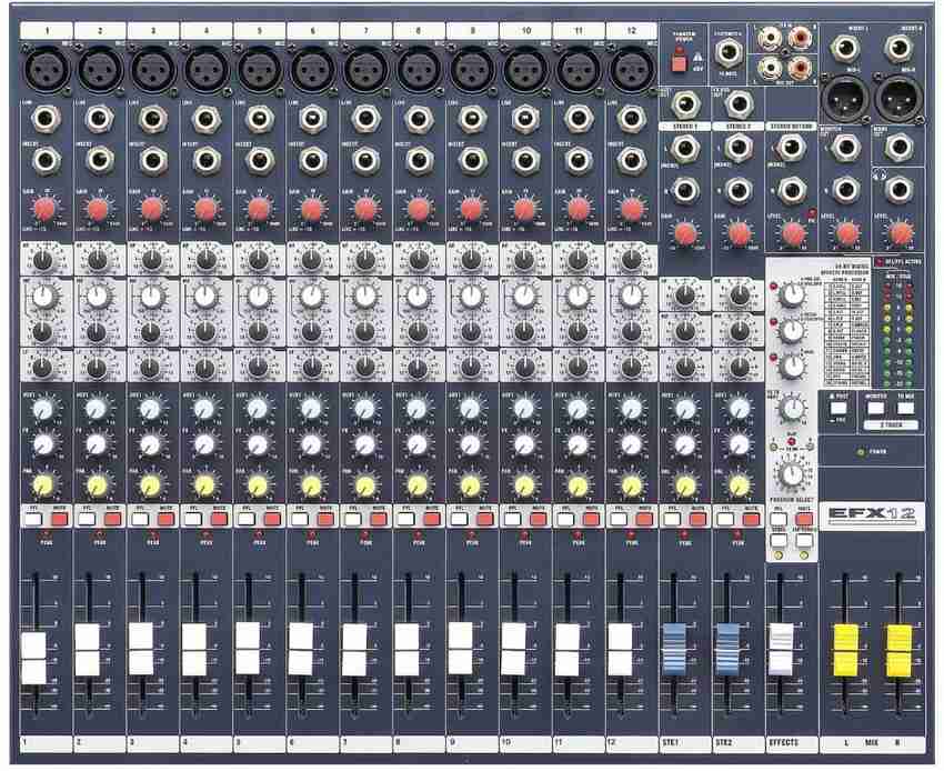 soundcraft EFX12 Analog Sound Mixer Price in India - Buy