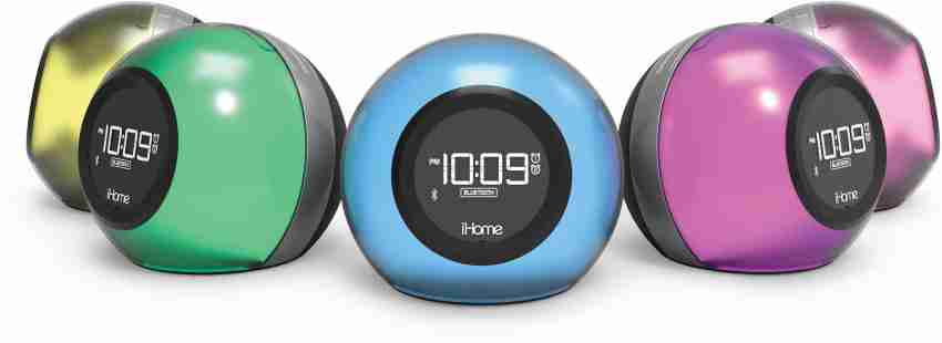 iHome iBT29 Colour Changing FM Clock Radio with Bluetooth