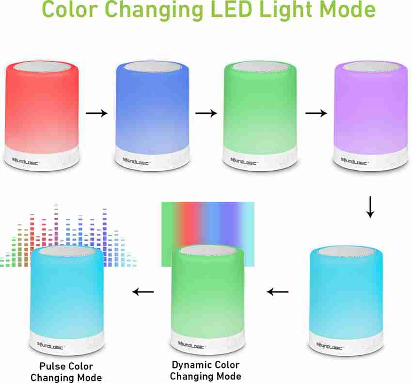 Soundlogic bluetooth prysm led color changing speaker cheap