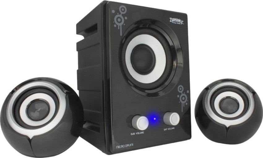 Zebronics 2.1 speakers with fm store and usb