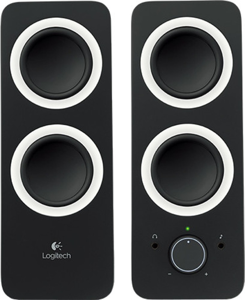 Logitech Z200 Stereo Speakers Logitech 2.0 Speaker System - Black 