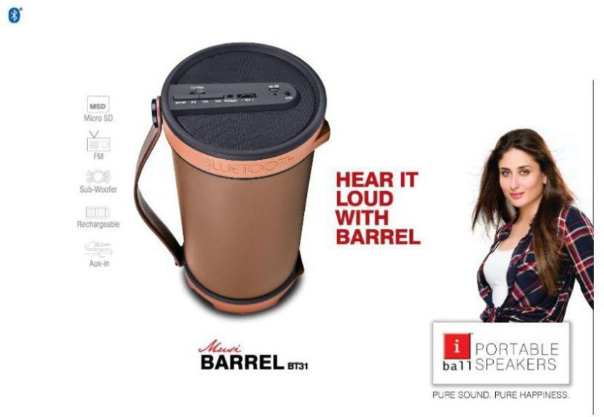 Iball barrel best sale bluetooth speaker