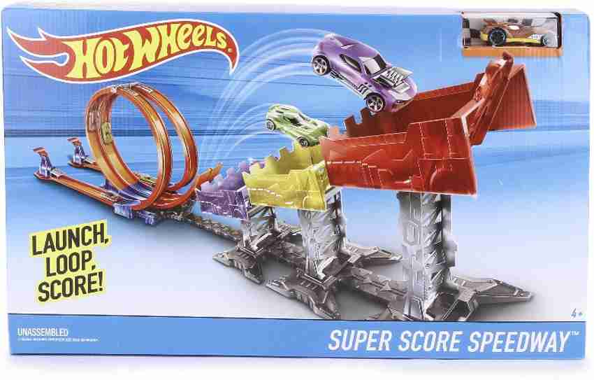 Hot wheels super score speedway playset new arrivals