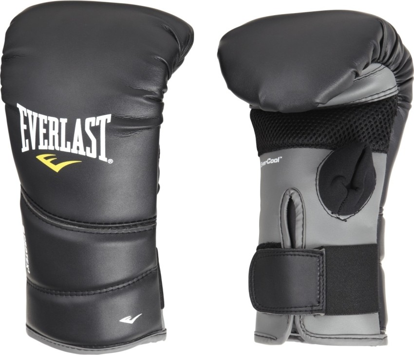 Everlast punching store bag and gloves