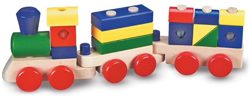 Melissa & doug 2024 block train