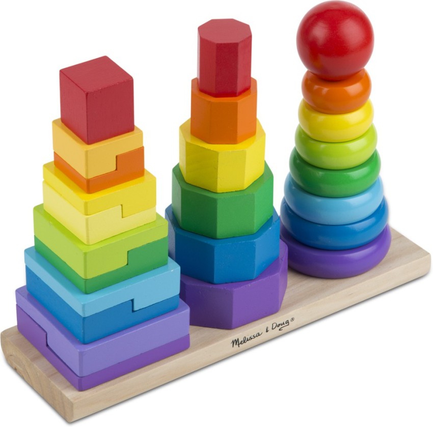 Melissa and doug store geometric stacking blocks