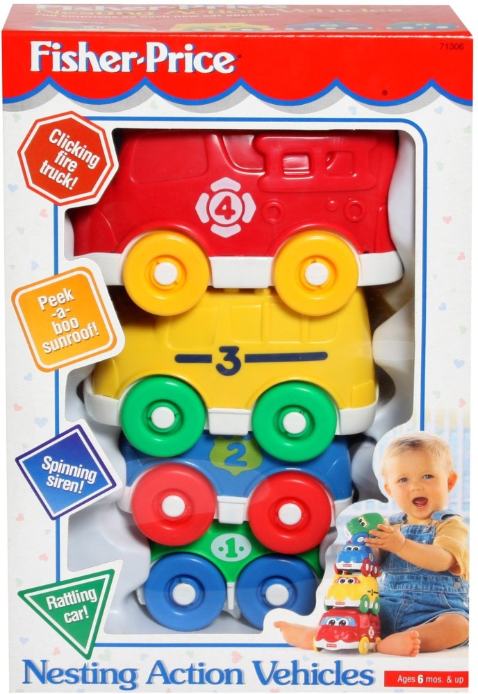 Fisher price stacking store cars