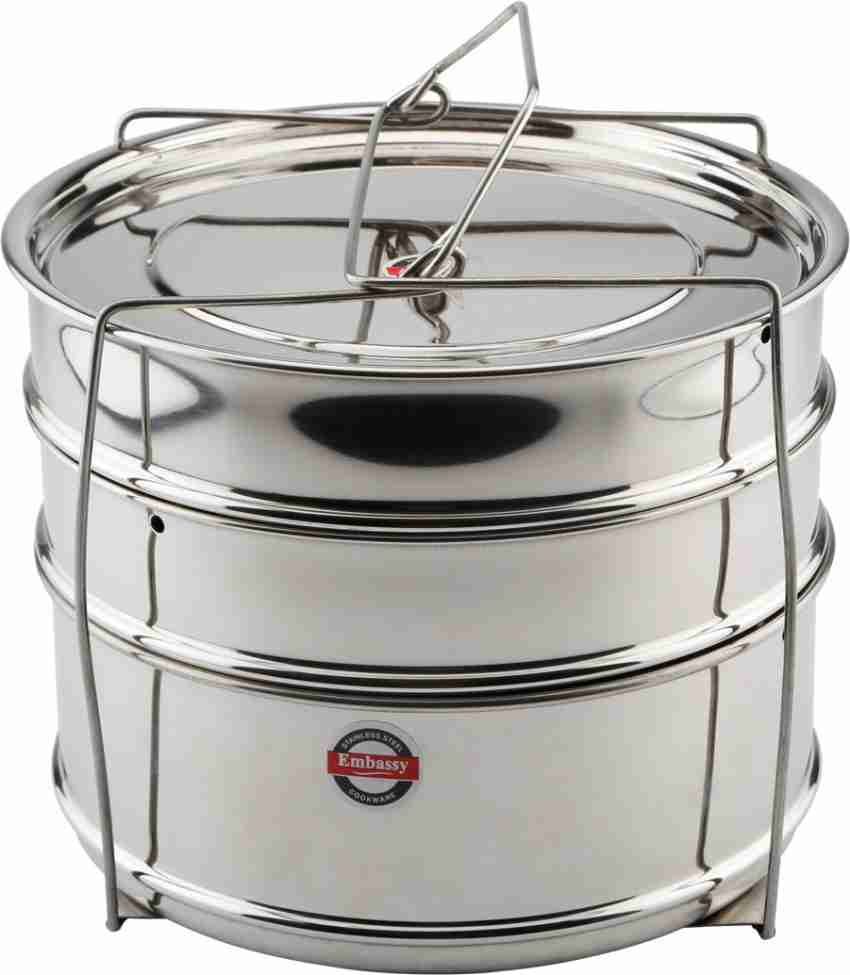 Hawkins Two-Dish Stainless Steel Set, Cooker Separator, Pressure Cooker Pots  