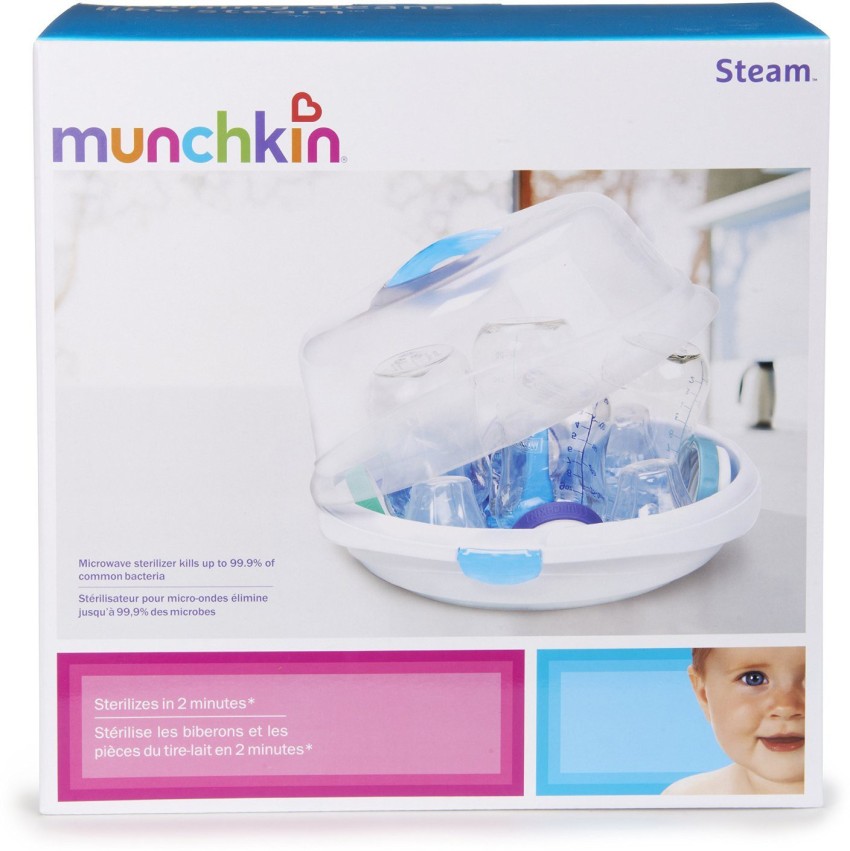 Munchkin steam hot sale guard sterilizer