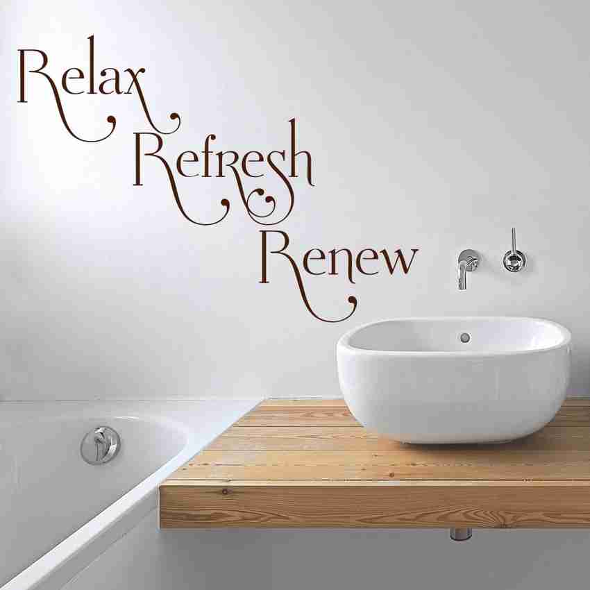 Toilet wall sale stickers
