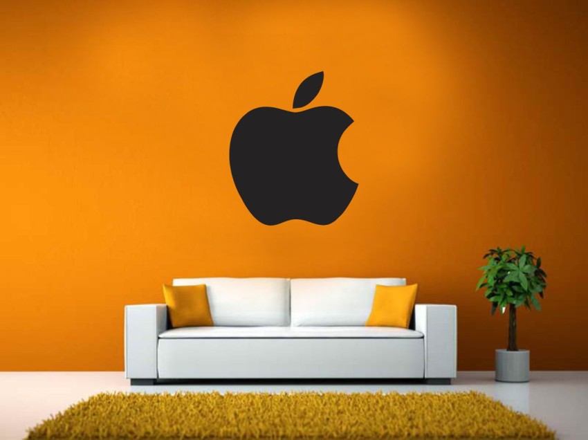 Wall Stickers Home Decor Apple, Mirror Apple Wall Sticker