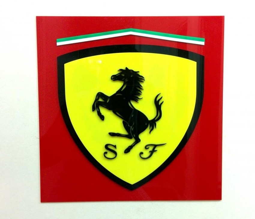 Ferrari Ferrari - 3D Sticker - Wappen - BIG