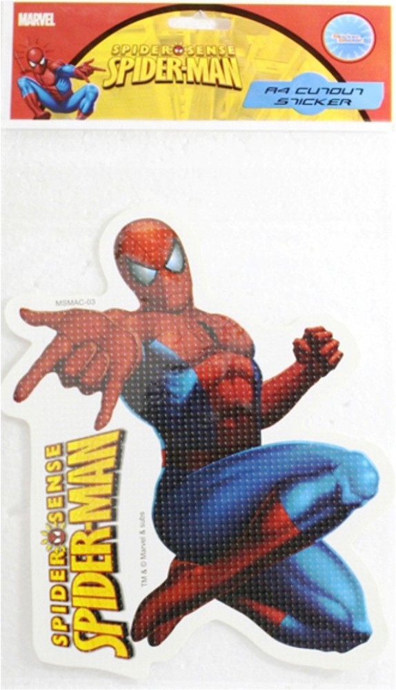 STICKER BAZAAR 32.4 cm A4 Cutout Sticker Of Spider Man Self Adhesive Sticker  Price in India - Buy STICKER BAZAAR 32.4 cm A4 Cutout Sticker Of Spider Man  Self Adhesive Sticker online