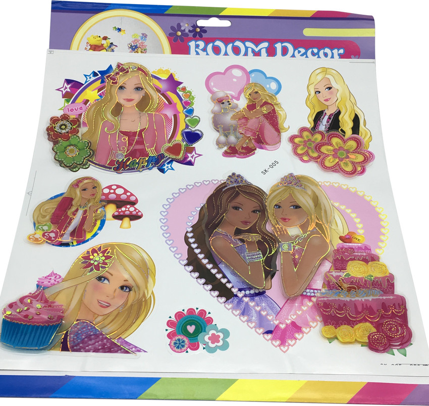 Barbie stickers to on sale print