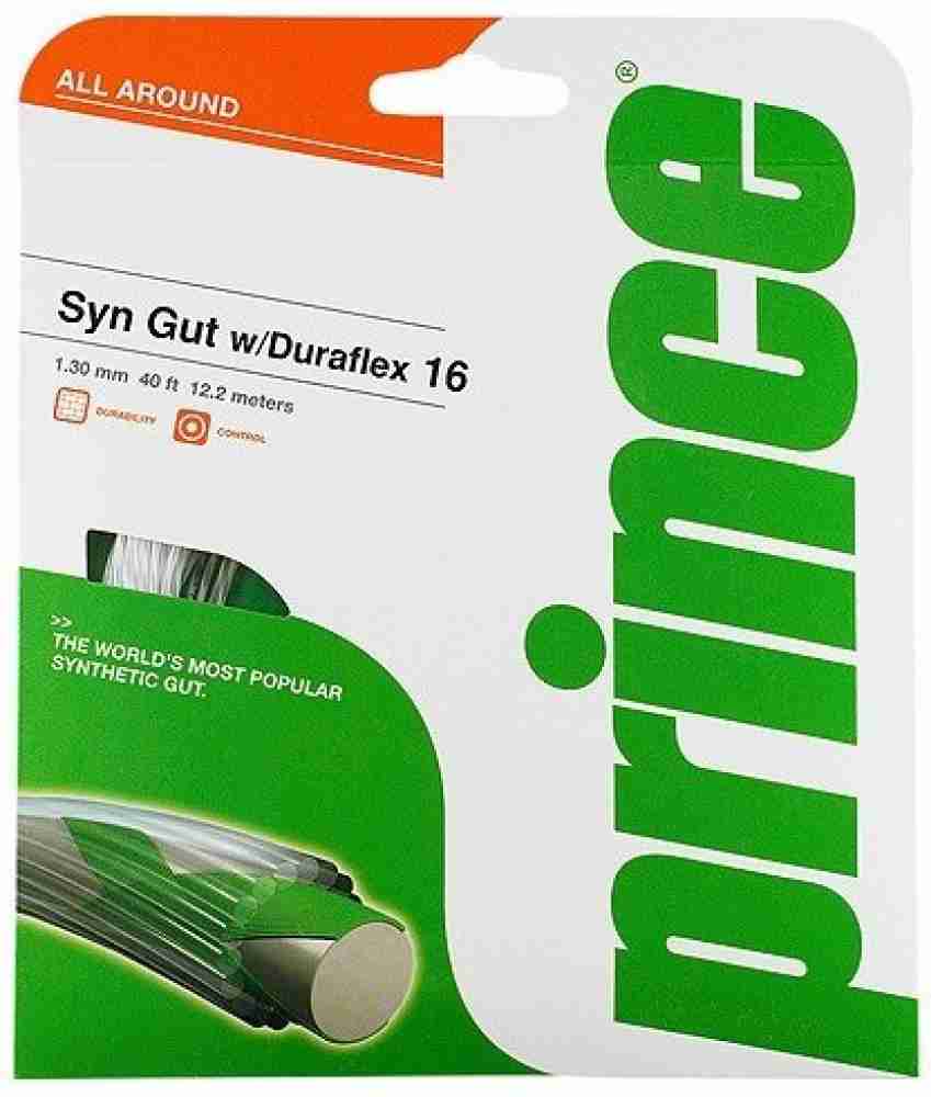 PRINCE Synthetic Gut Duraflex 1.3 Tennis String - 12 m - Buy PRINCE  Synthetic Gut Duraflex 1.3 Tennis String - 12 m Online at Best Prices in  India - Tennis