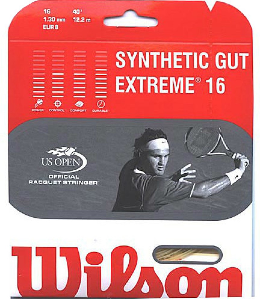 WILSON Extreme Synthetic Gut 1.3 Tennis String - 40 feet - Buy WILSON  Extreme Synthetic Gut 1.3 Tennis String - 40 feet Online at Best Prices in  India - Tennis