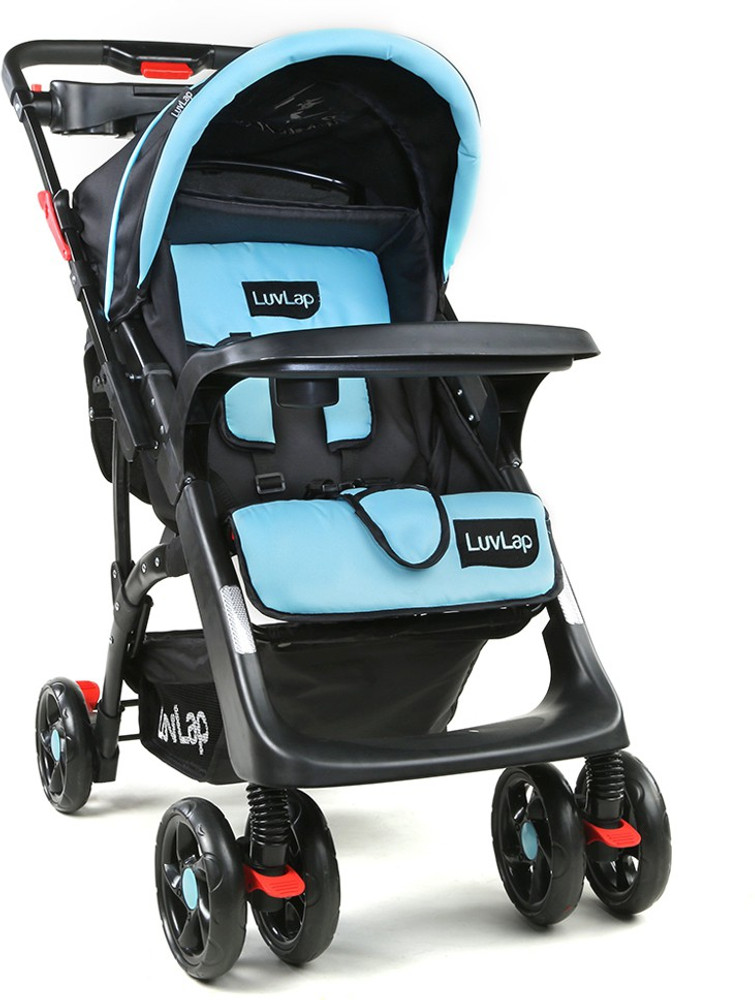 LuvLap Sports Stroller Blue Black for babies upto 25 kgs Stroller Buy Stroller in India Flipkart