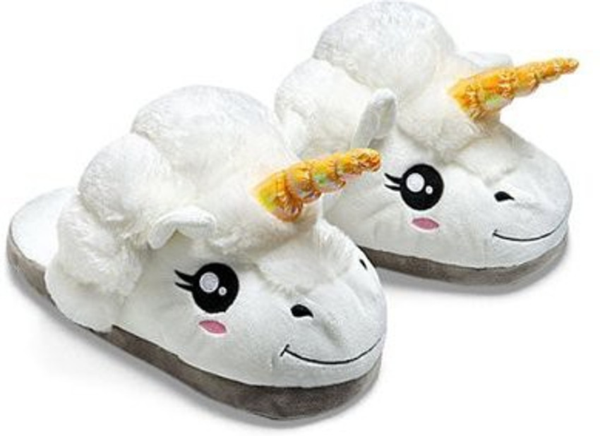 Unicorn slippers cheap size 5