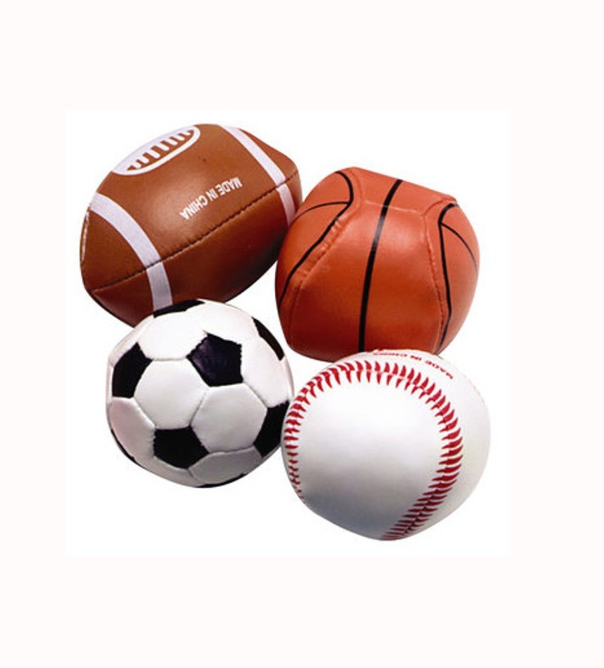 SHREEJI ENTERPRISES Mini Soft Plush Sports Balls Set for Kids